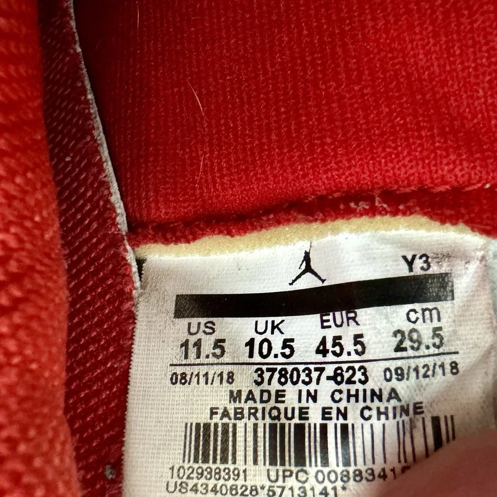 Nike Air Jordan 11 Retro High Win Like '96 Red Shoes Sneakers 378037-623 Sz 11.5